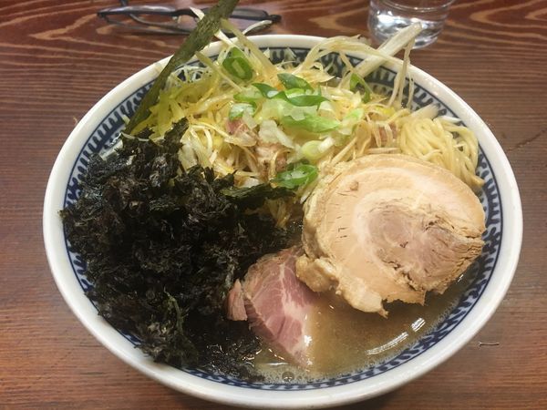 「【限定】ネギラーメン850円、バラ海苔100円」@良温(Ra-on)の写真