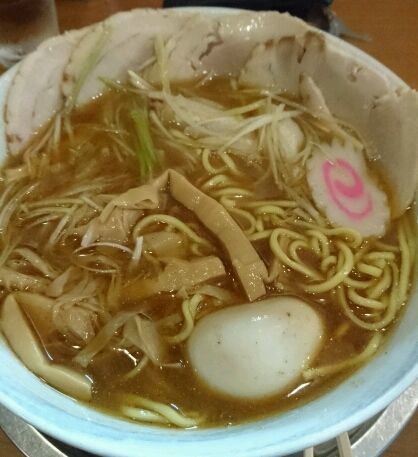 「煮干しラーメン+チャーシュー+玉子」@栄昇らーめんの写真
