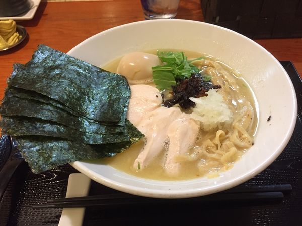 「特製濃厚鶏そば(塩)」@鶏そば 七星の写真