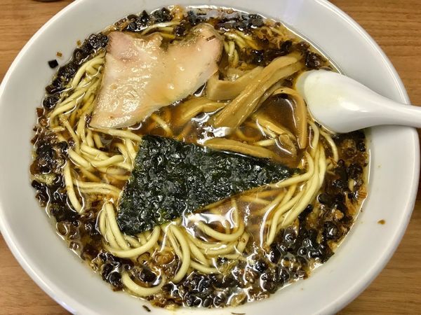 「揚げねぎそば 大盛り」@中華そば・つけめん 甲斐 高円寺店の写真