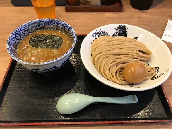 「半熟味玉濃厚つけ麺.」@日本の中華そば富田 成田空港店の写真
