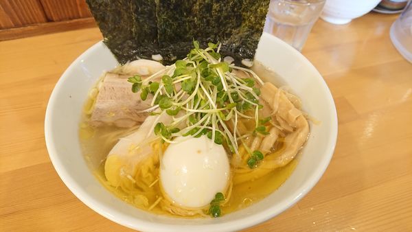 「特製しおそば」@麺や 吉四 KiCCHOの写真