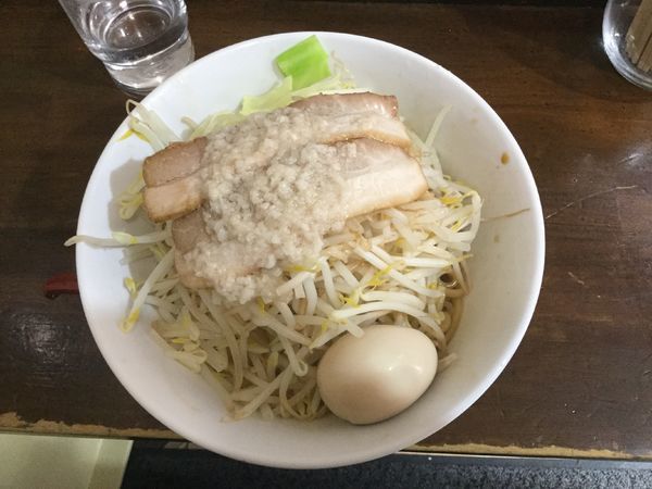 「つゆなし＋味玉(¥680＋立喰無料)」@新潟発祥 なおじ 御茶ノ水店の写真