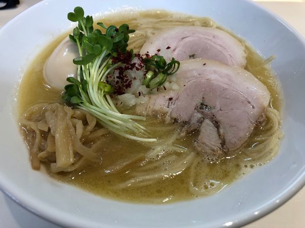 「半熟玉子パイタン 850円」@らぁ麺 ひなたの写真