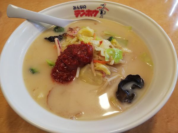 「テンホウメン　（麺大盛り）　※豆板醤カスタマイズ」@テンホウ 松本渚店の写真
