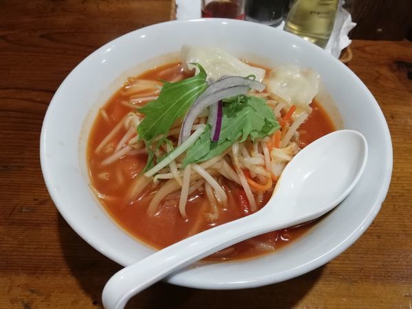 「チリトマトラーメン」@麺屋 芽ぶきの写真