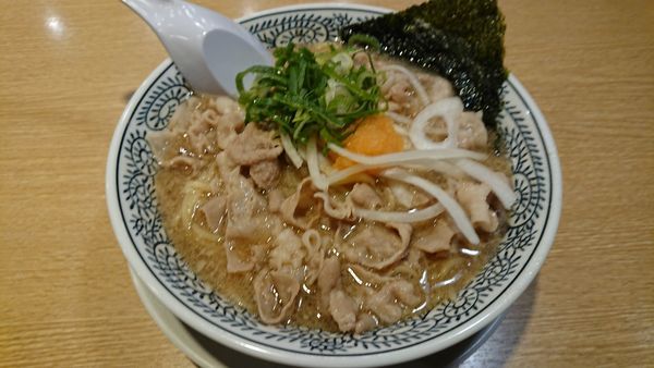 「肉そば (肉ダブル) 800円」@初代丸源ラーメン 上田店の写真