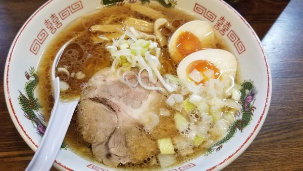 「朝専用味玉中華そば」@らあめん 寸八 総本店の写真