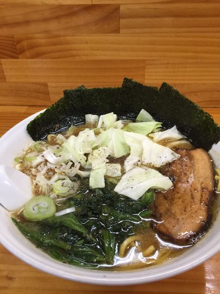 「醤油豚骨大、海苔、しるし盛り、固め、濃いめ、脂多目」@麵屋 しるしの写真