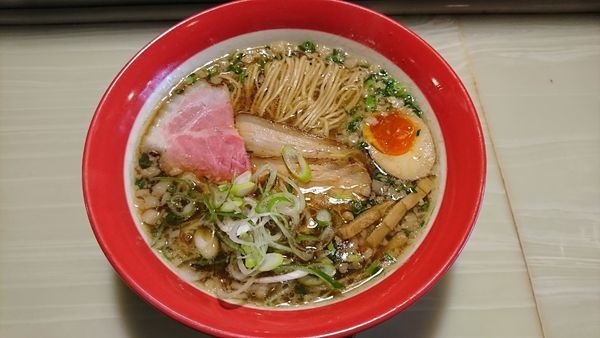 「ジンジャーめん　８５０円」@麺割烹 亀壱の写真