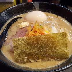 味噌オーメン　味玉トッピング