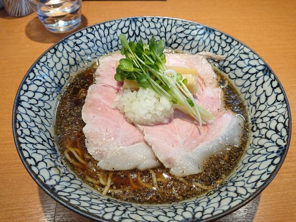 「【月～土限定】所沢鴨BLACKらぁ麺 800円」@㐂九八 ～garage～の写真