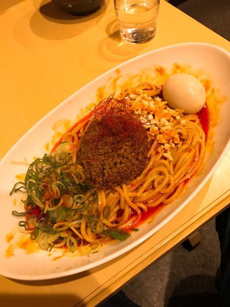 「汁無し担々麺(大盛)」@濃厚鶏そば 葵の写真