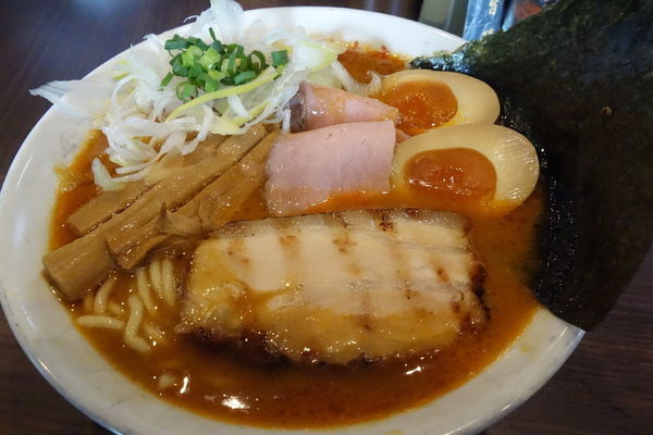 「とがしの濃厚ら～麺　赤」@麺屋とがしの写真