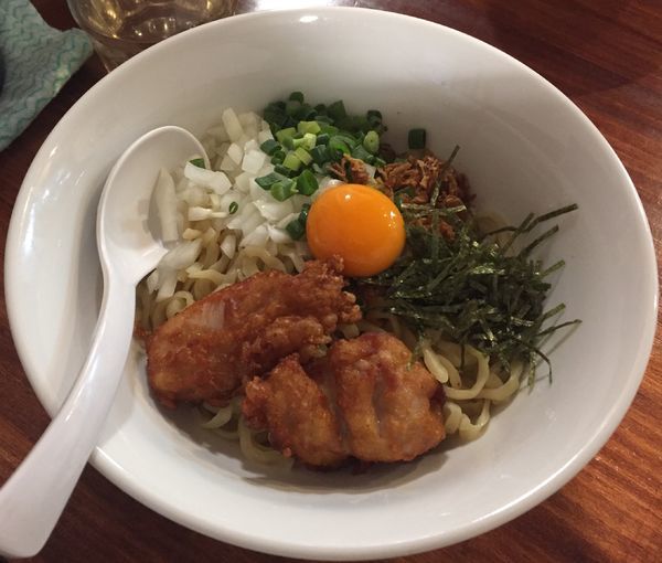 「鶏まぜそば」@麺屋きよたかの写真