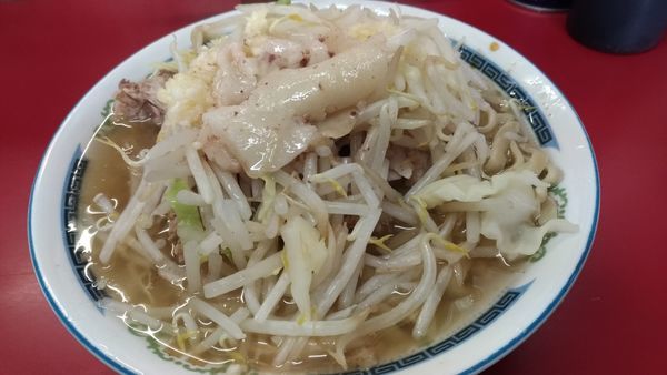 「小ラーメン豚入り」@ラーメン二郎 目黒店の写真