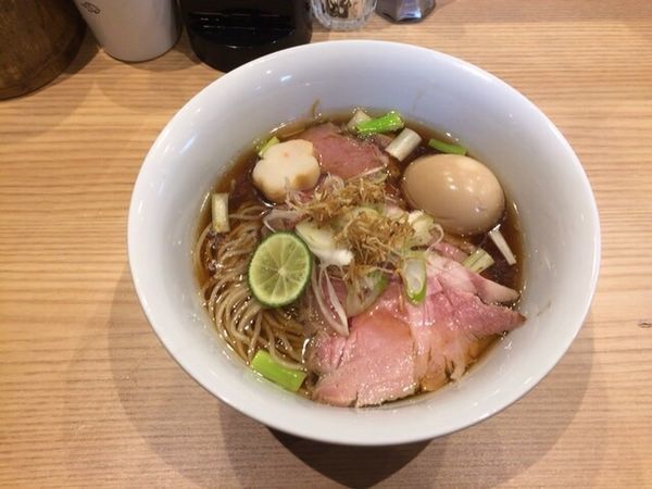 「全部のせ京鴨出汁そば（醤油）」@Handicraft Worksの写真