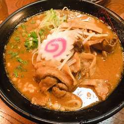 濃厚味噌炙り肉盛そば