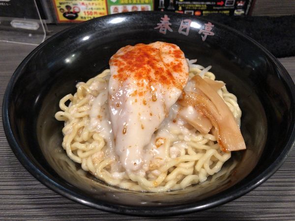 「鳥豚油そば 並盛 630円」@油そば専門店 春日亭 秋葉原店の写真