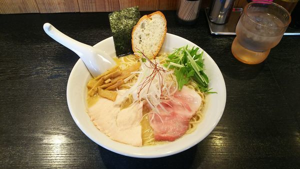 「濃厚鶏白湯醤油ラーメン」@上気元 いただきの写真