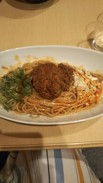 「汁なし担々麺(並850円)」@濃厚鶏そば 葵の写真