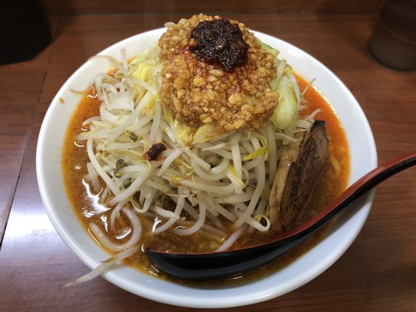 「ガリブタメン2号・野菜増し1辛」@麺BUILD g.B.mの写真