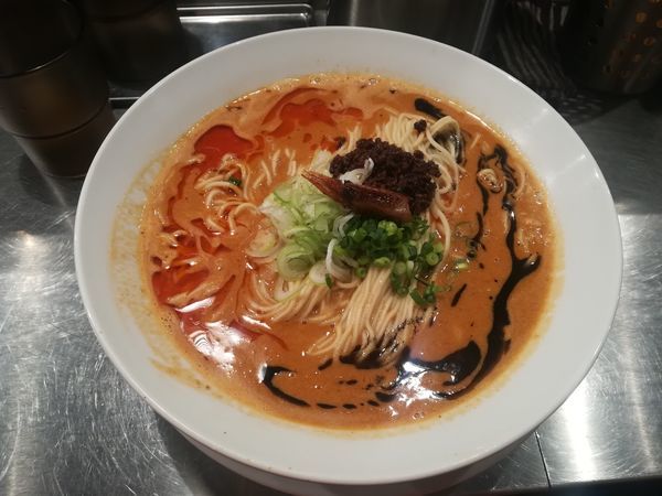 「海老寿久担々麺　大盛」@麺屋 愛心 TOKYO 町屋店の写真