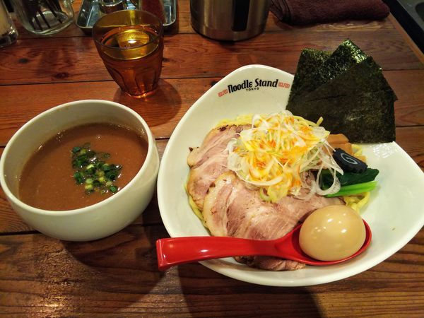 「濃厚サバトンつけ麺・全部のせトッピング」@裏Noodle Stand Tokyoの写真