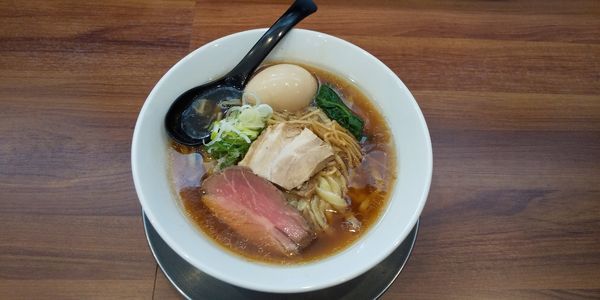 「味玉醤油らーめん」@純手打ち だるまの写真