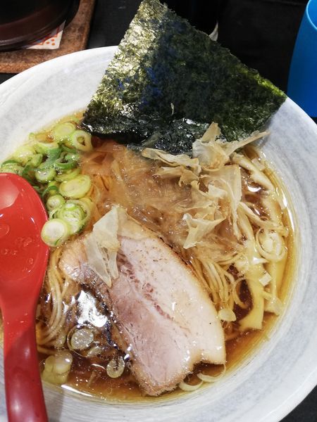 「鮭節醤油麺」@超純水採麺 天国屋の写真