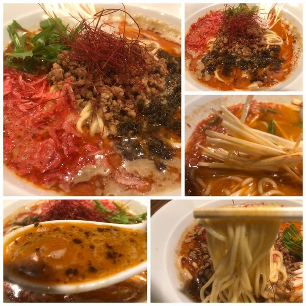 「【限定】海老坦々麺 820円」@麺屋たつみ 喜心 狭山店の写真