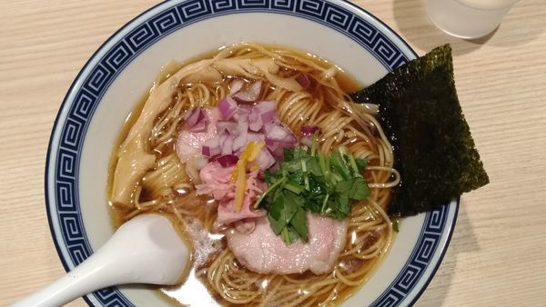 「国産アゴ煮干しそば」@中華そば 竹むらの写真