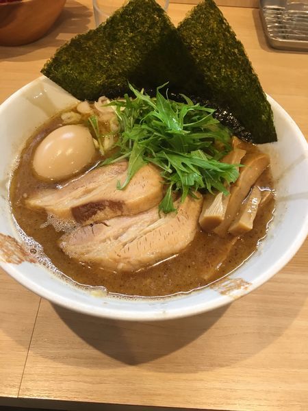 「特製らーめん 1000円 肉ごはん300円」@麺処つむじの写真