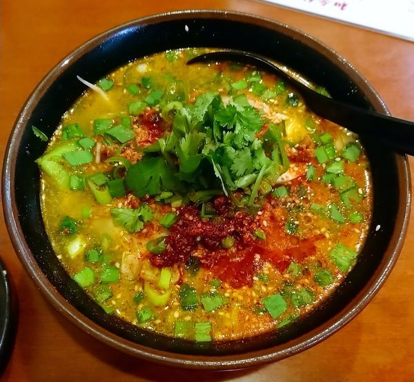 「担々刀削麺　800円」@元祖中華 和合餃子の写真