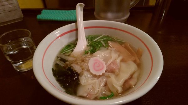 「塩わんたんらーめん 830円」@ダイニング 麺 夢やの写真