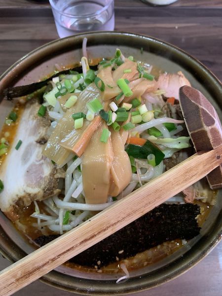 「ぴりぴり野菜ラーメン」@長洲屋の写真