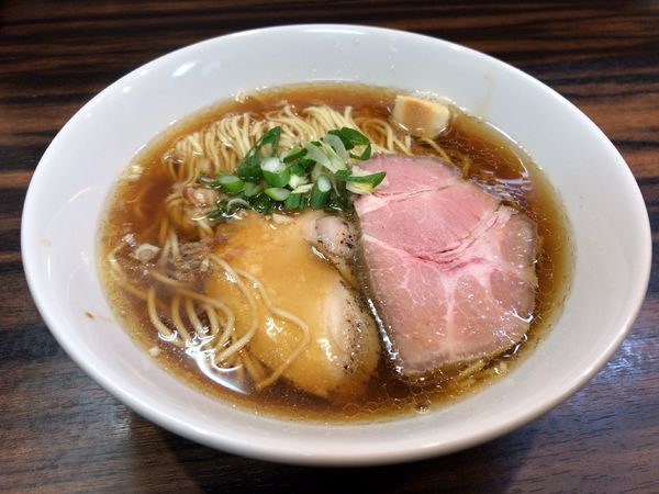 「アジ煮干の中華そば」@中華そば 梟の写真