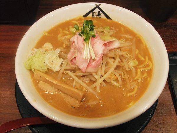 「蔵味噌ラーメン（842円）」@蔵味噌ラーメン 晴っぴの写真