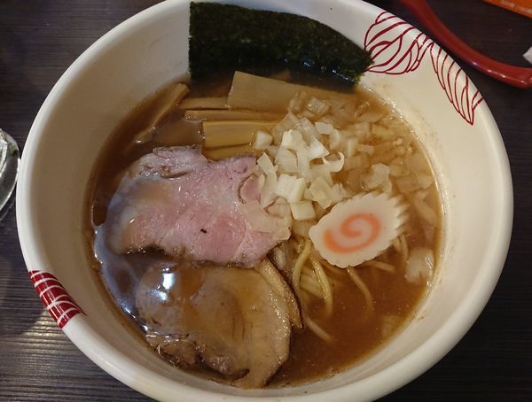 「【限定】あじ煮干の鶏白湯」@麺処 あす花の写真
