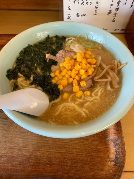 「味噌ラーメン650円＋半チャーハン170円」@がんこラーメンの写真