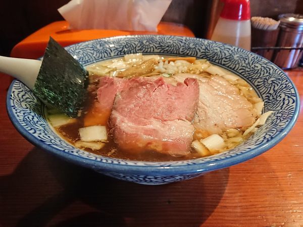 「ちゃーしゅー手揉み中華そば(醤油・手揉み麺)」@麺処 ほん田の写真