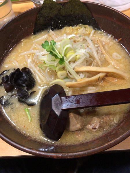 「味噌ラーメン(780円)」@白樺山荘 札幌ラーメン横丁店の写真