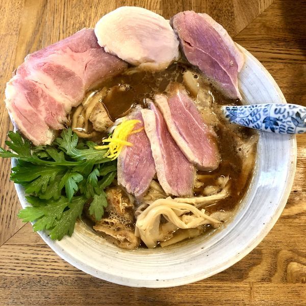 「肉増し赤味噌そば￥1100」@中華そば きなりの写真