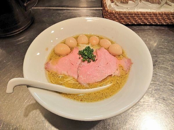 「濃厚牡蠣蕎麦＋うずら、など」@さんじの写真