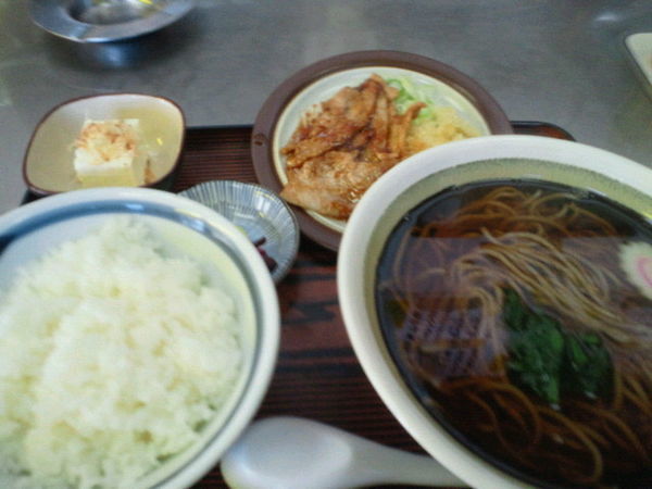 「そば定食 800円」@まんさく食堂の写真