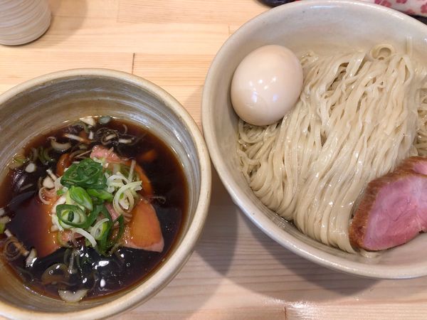 「特製鰹昆布出汁醤油つけ麺」@迂直の写真