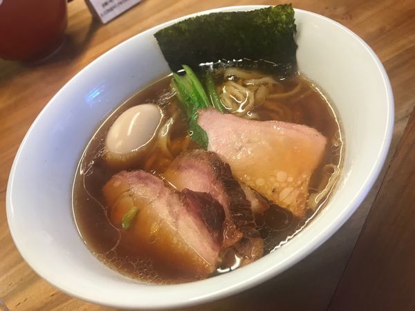 「味玉中華そば」@白河手打中華そば  一番いちばんの写真