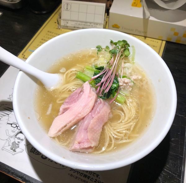 「塩生姜らー麺 800円」@塩生姜らー麺専門店 MANNISHの写真