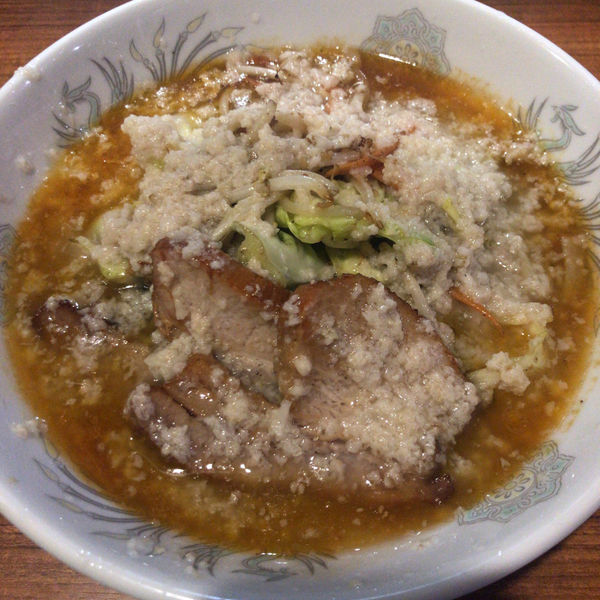 「味噌（麺少なめ）750円　背脂　10円」@麺＆cafe Coi.Coi.の写真