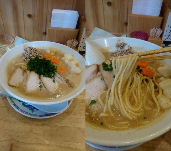 「限定『酒粕の味噌中華そば+大盛(￥850+100)』」@中華そばムタヒロ 国立店の写真